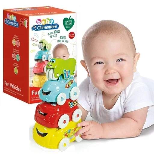 Clemmy Baby skládací stohovací autíčka