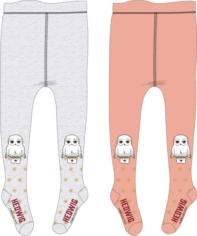 Dívčí punčocháče Harry Potter sova Hedvika šedé 104/110