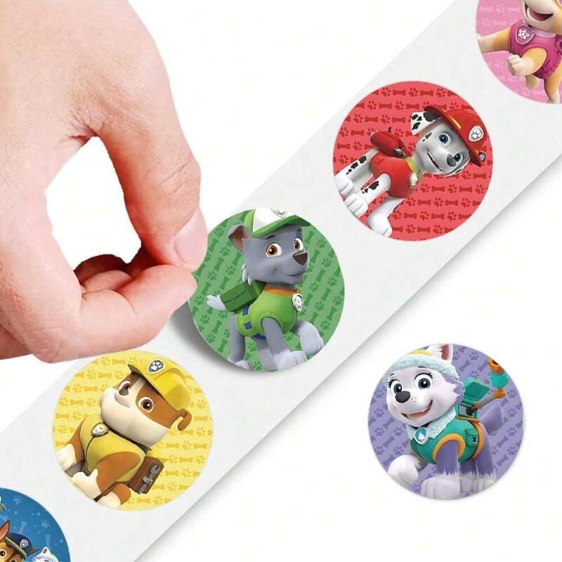 Motivační samolepky Paw Patrol role 500ks