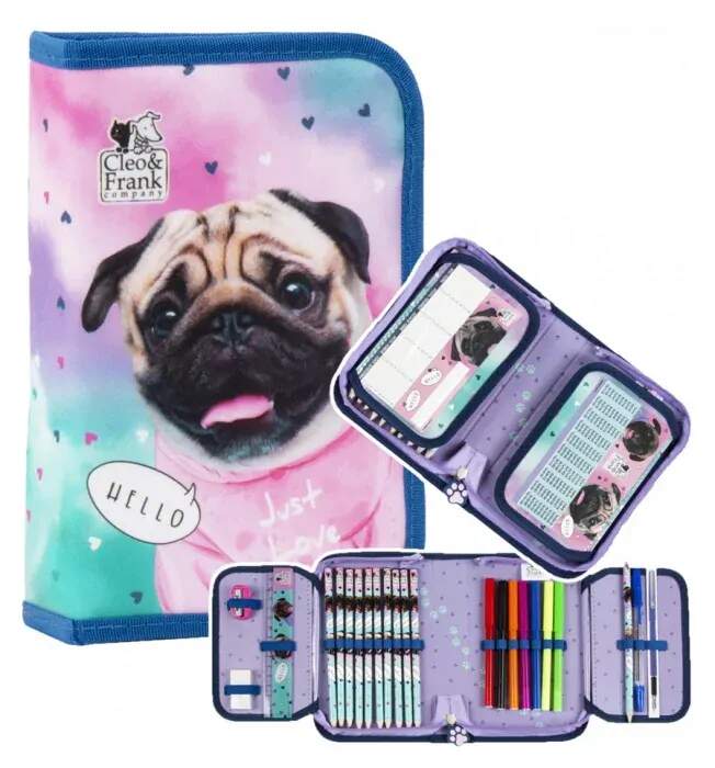 ŠKOLNÍ JEDNOPATROVÝ PENÁL PLNĚ VYBAVENÝ CLEO A FRANK PEJSEK