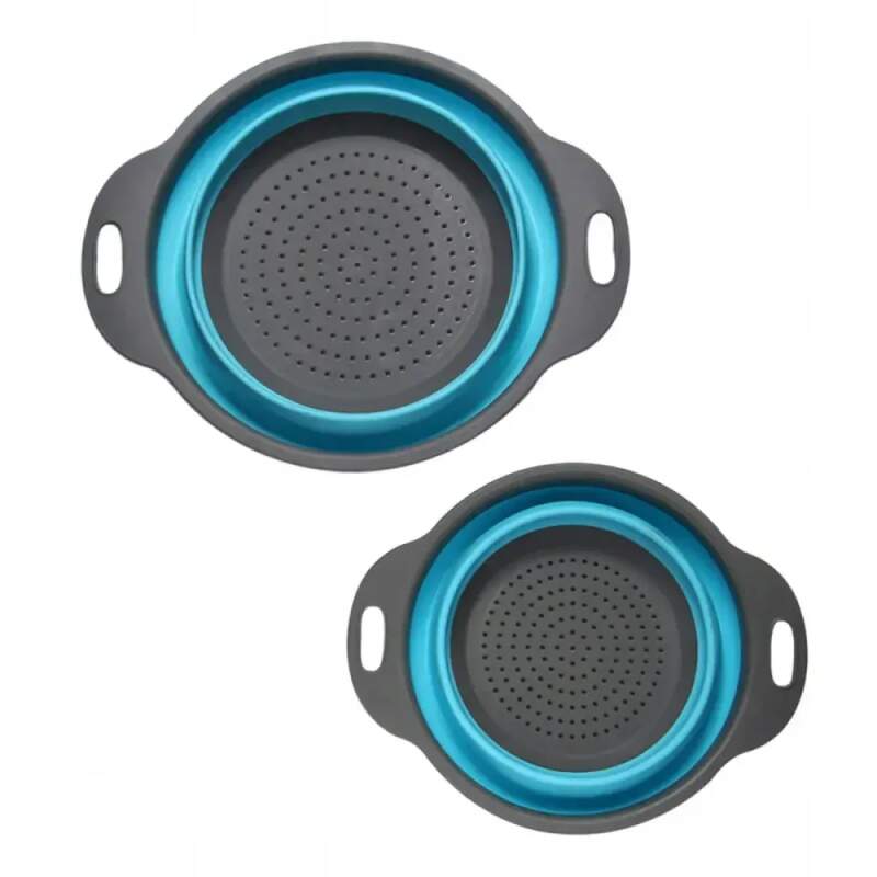 SKLÁDACÍ SILIKONOVÝ CEDNÍK KULATÝ SADA 2 KS