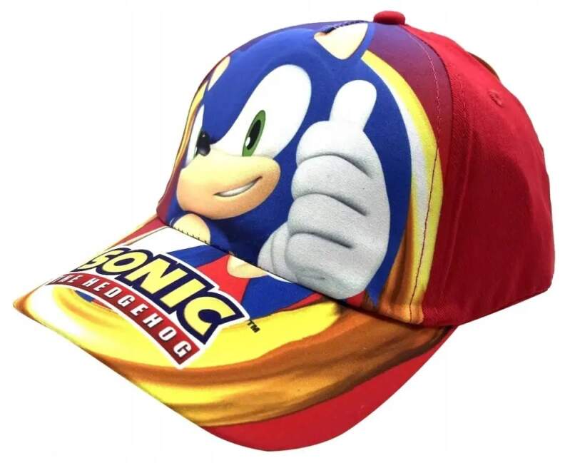 Chlapecká kšiltovka Sonic červená 54