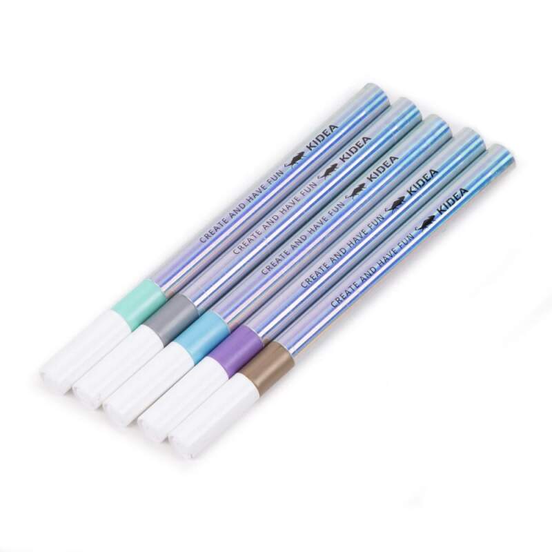 Kidea metalické fixy sada 5 ks