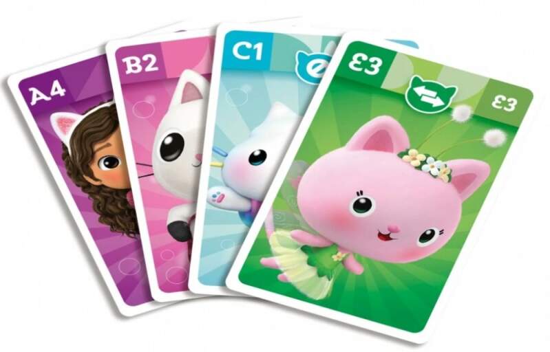 Shuffle karty Gabby´s Dollhouse 4 v 1