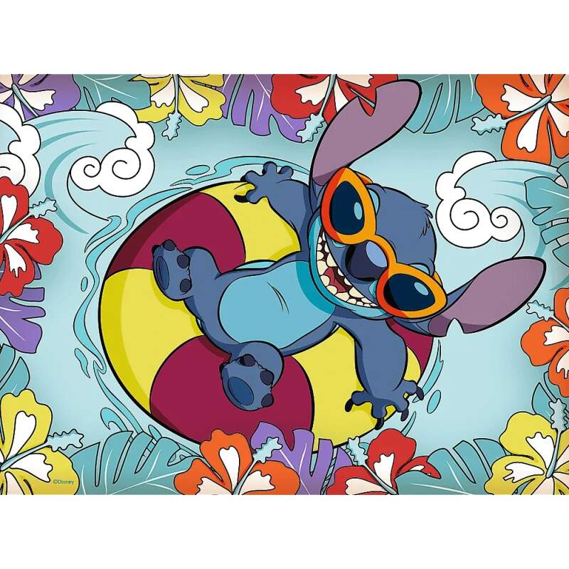 Puzzle Lilo a Stitch na dovolené 30 dílků