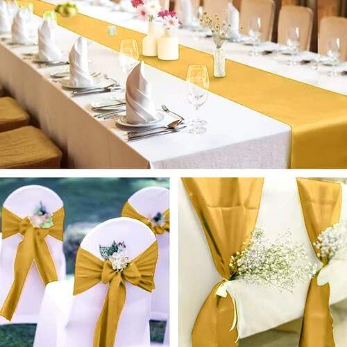 Ruhhy saténový běhoun na stůl 900 x 36 cm