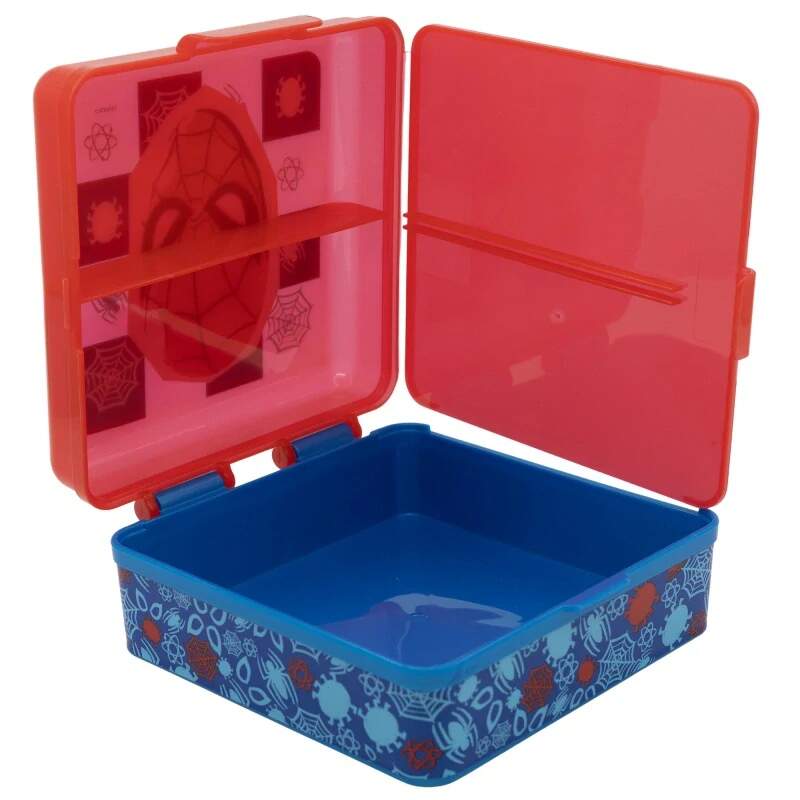 Svačinový box dělený Spiderman