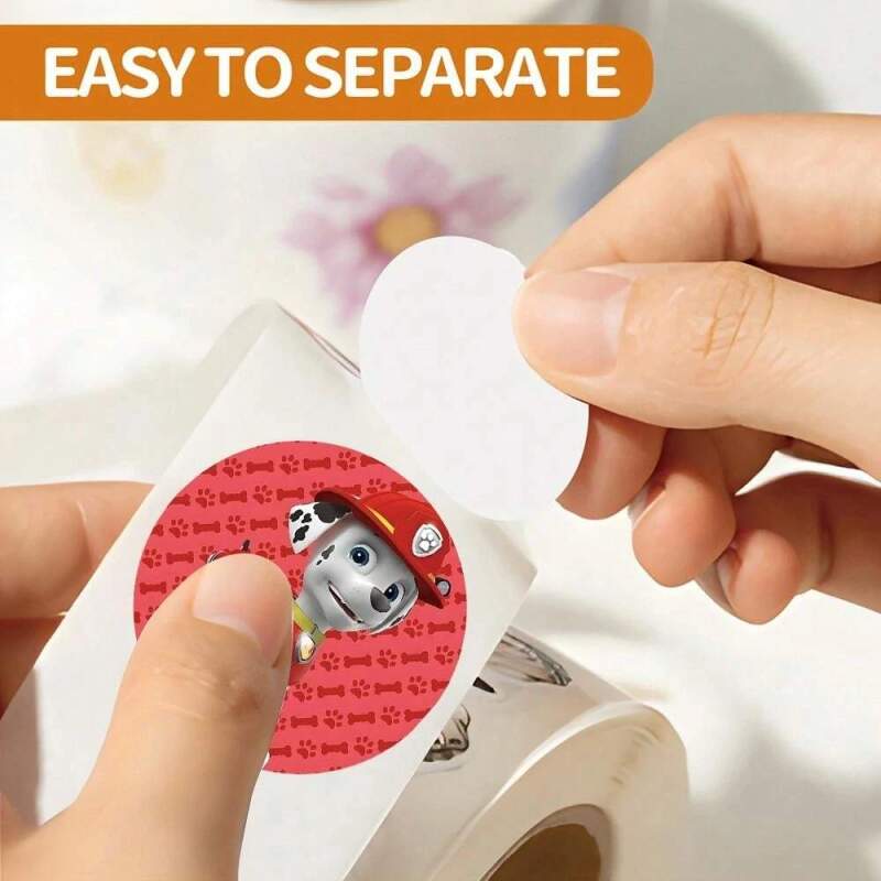 Motivační samolepky Paw Patrol role 500ks