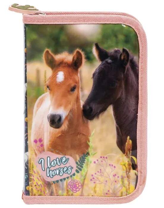 ŠKOLNÍ JEDNOPATROVÝ PENÁL PLNĚ VYBAVENÝ KONĚ I LOVE HORSES