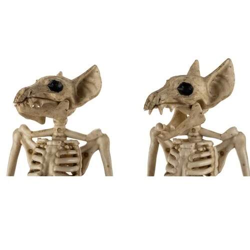 Halloweenská dekorace kostra netopýra 28cm