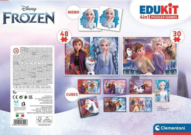 Edukit soubor her 4 v 1 Disney Frozen