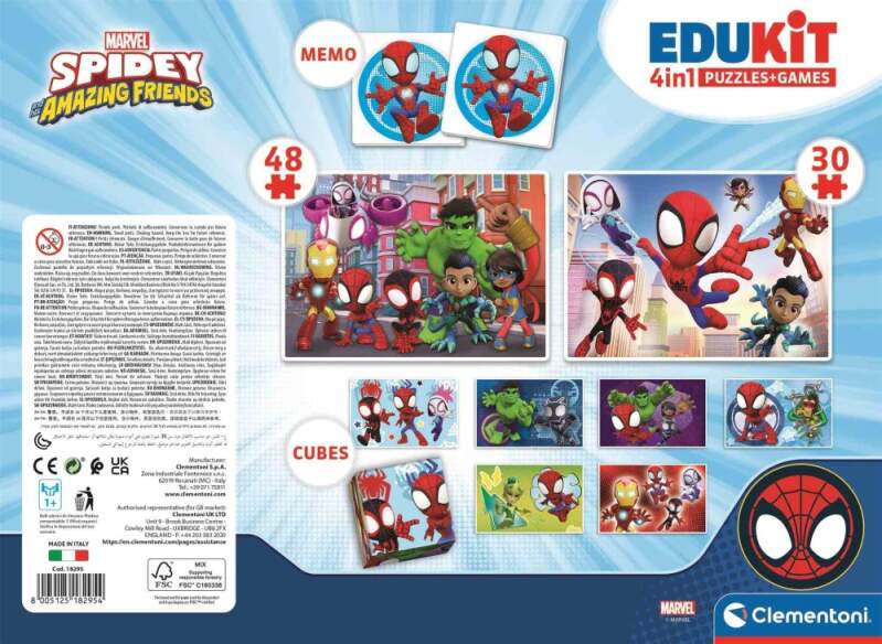 Edukit soubor her 4 v 1 Marvel Spidey