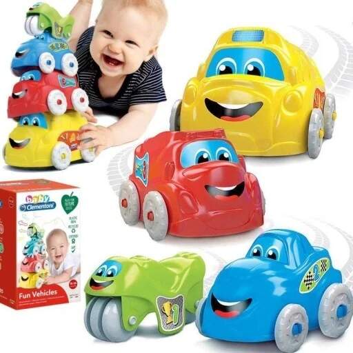 Clemmy Baby skládací stohovací autíčka