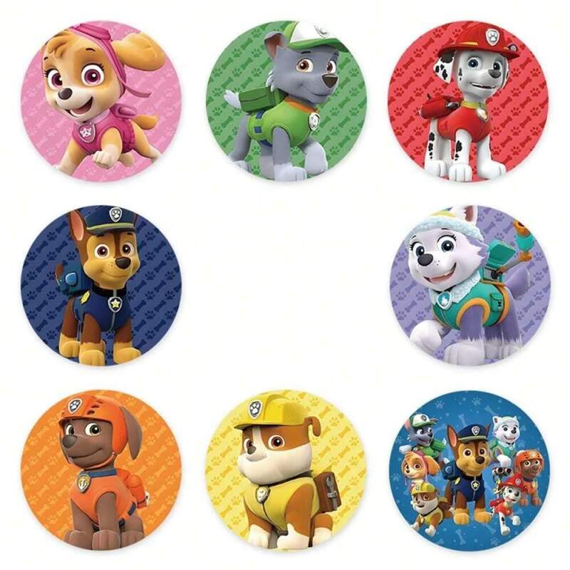 Motivační samolepky Paw Patrol role 500ks