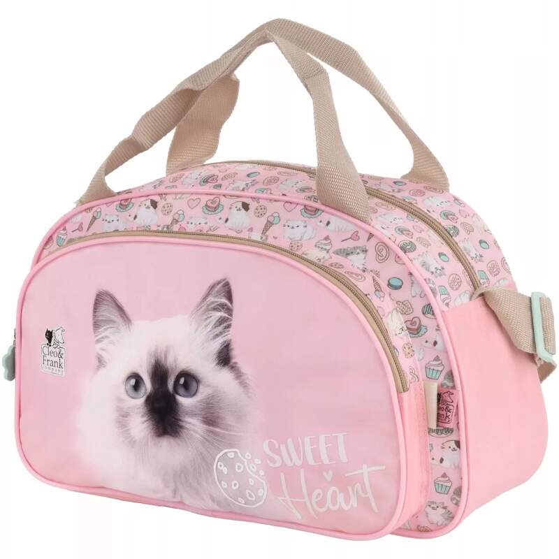 Sportovní taška Cleo a Frank kočka