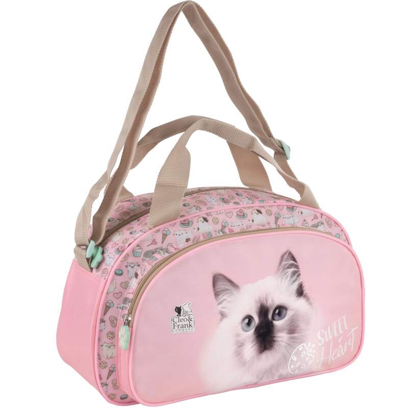 Sportovní taška Cleo a Frank kočka