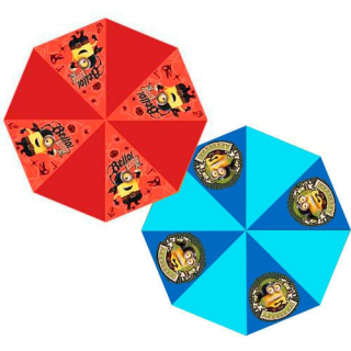 VYSTŘELOVACÍ DEŠTNÍK MIMONI PIRÁTI modrý