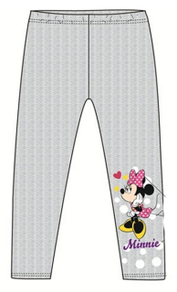 DÍVČÍ LEGÍNY MINNIE MOUSE šedé