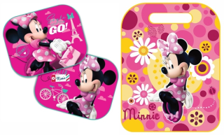 ZVÝHODNĚNÁ AUTOSADA - OCHRANA SEDADLA + STÍNÍTKA DISNEY MINNIE MOUSE