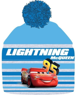 CHLAPECKÁ ZIMNÍ ČEPICE DISNEY CARS modrá