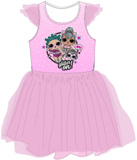 DÍVČÍ ŠATY S TYLEM LOL SURPRISE růžové