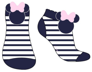 DÍVČÍ KOTNÍČKOVÉ PONOŽKY MINNIE MOUSE modré