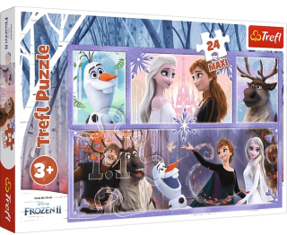 PUZZLE MAXI DISNEY FROZEN 2 SVĚT PLNÝ MAGIE 24 DÍLKŮ