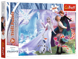 PUZZLE DISNEY FROZEN 2 KOUZELNÝ SVĚT SESTER 200 dílků