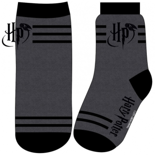 CHLAPECKÉ PONOŽKY HARRY POTTER šedé