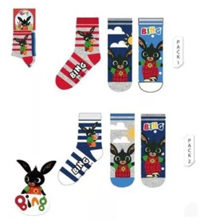 CHLAPECKÉ PONOŽKY KRÁLÍČEK BING SADA 3KS