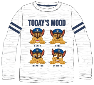 CHLAPECKÉ TRIČKO PAW PATROL DLOUHÝ RUKÁV šedé