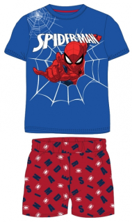 CHLAPECKÉ LETNÍ PYŽAMO SPIDERMAN modré