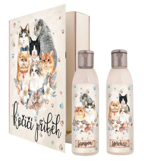 BOHEMIA GIFTS DÁRKOVÁ KOSMETICKÁ SADA KNIHA KOČIČÍ PŘÍBĚH