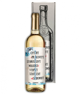 DÁRKOVÉ VÍNO CHARDONNAY 0,75l PRO TATÍNKA