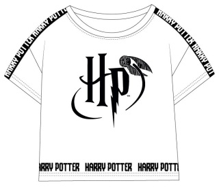 DÍVČÍ TRIČKO CROP TOP HARRY POTTER bílé