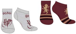 DÍVČÍ KOTNÍČKOVÉ PONOŽKY HARRY POTTER SADA 2 KS