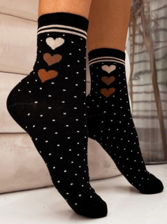 Dámské ponožky Hearts černé