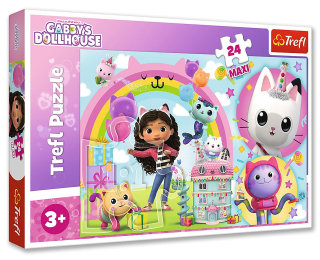 PUZZLE MAXI GÁBININ KOUZELNÝ DOMEK 24 dílků