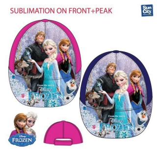 DÍVČÍ LETNÍ KŠILTOVKA DISNEY FROZEN růžová