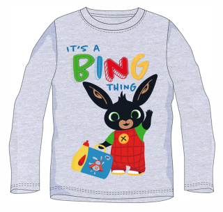 CHLAPECKÉ TRIČKO KRÁLÍČEK BING světle šedé