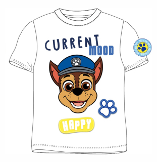 CHLAPECKÉ TRIČKO PAW PATROL CHASE BÍLÉ