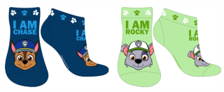 CHLAPECKÉ KOTNÍČKOVÉ PONOŽKY PAW PATROL SADA 2 KS