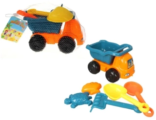 SADA NA PÍSEK S AUTÍČKEM 22 CM 6 KS