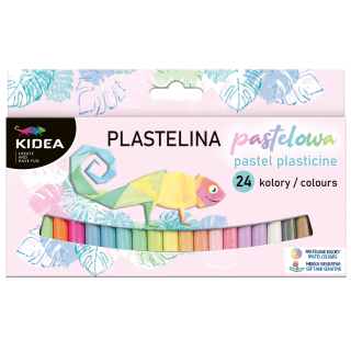 Kidea pastelová plastelína 24 barev