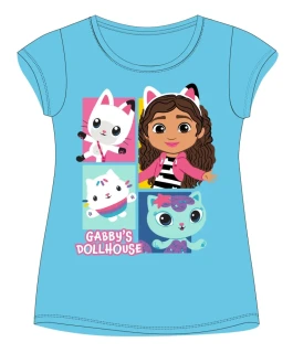 Dívčí tričko Gabby´s Dollhouse modré