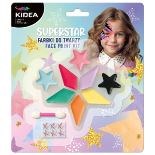 Kidea barvy na obličej Superstar 8 barev