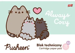 Kreslící blok A4 kočička Pusheen