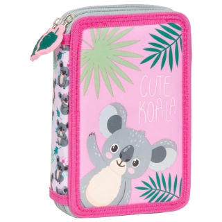 Školní dvoupatrový plně vybavený penál koala
