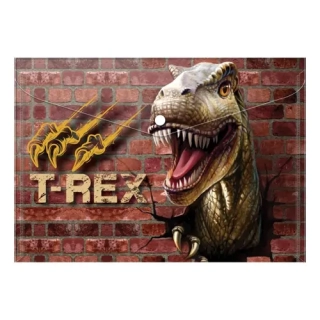 Plastová složka psaníčko A4 dinosaurus T-Rex