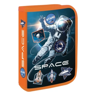 Školní jednopatrový penál bez výbavy Space